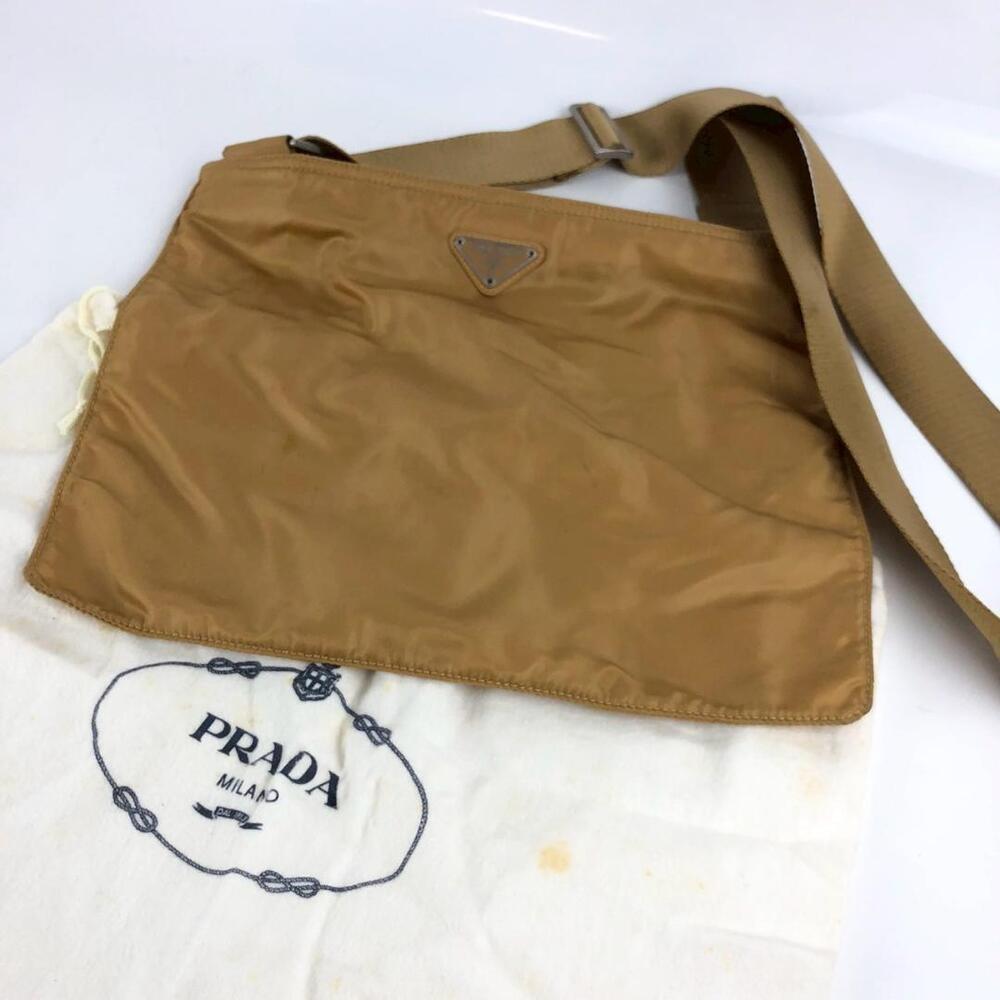 PRADA Shoulder Bag Ochre Handbag